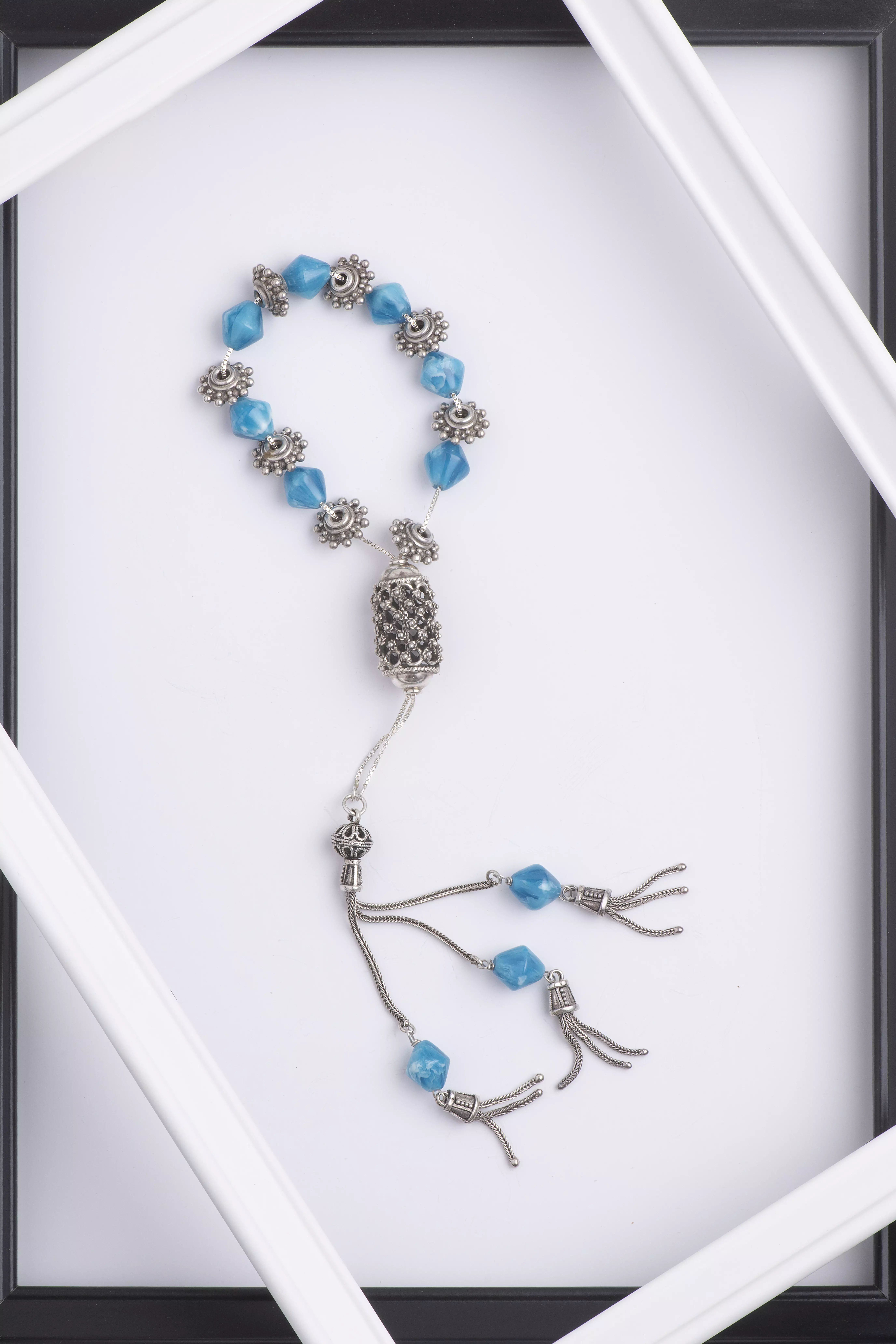 Silver Rosary