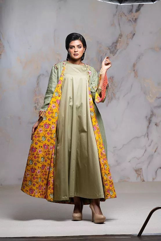 Women's 2pc Bisht/Dress