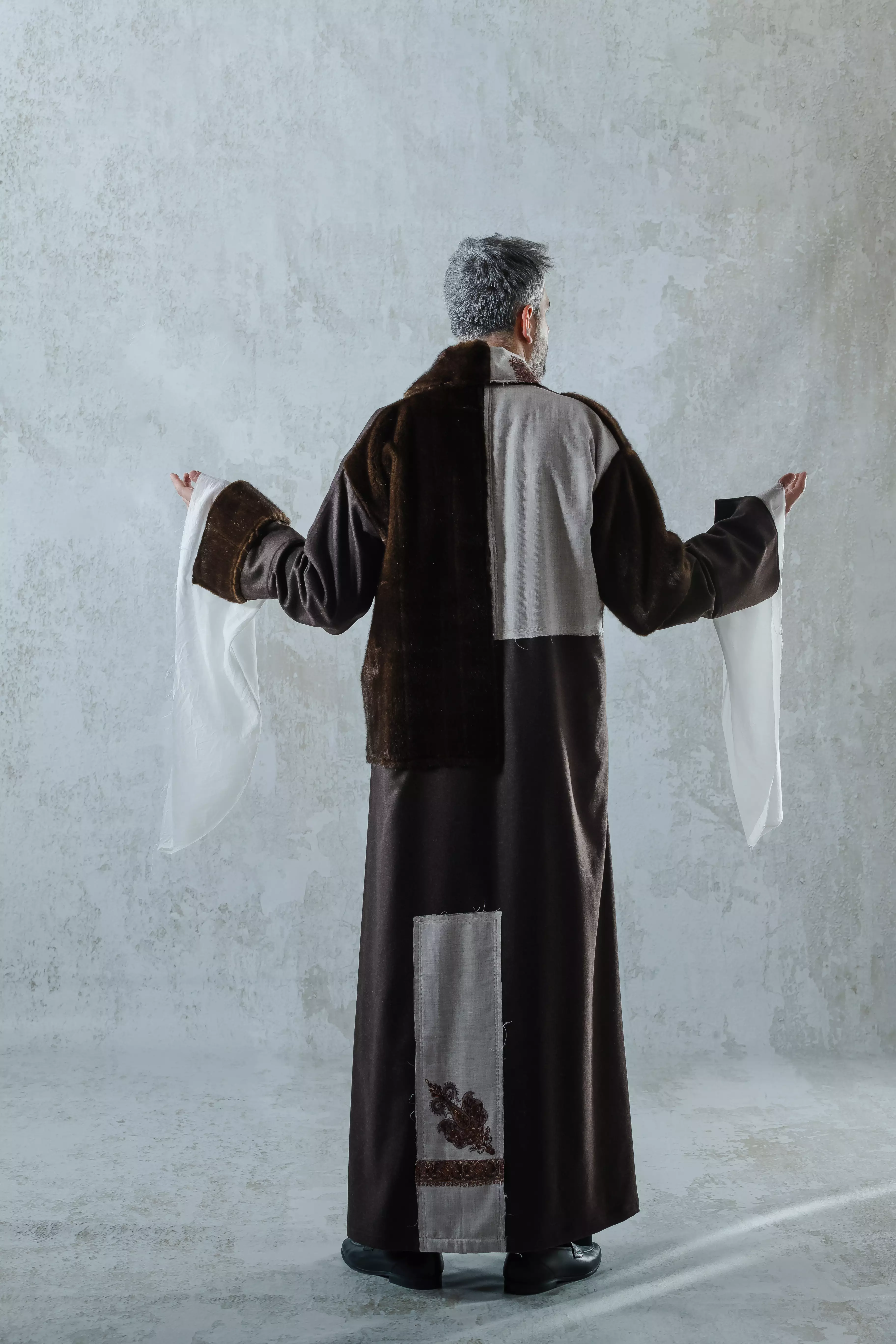 Men's Wool Poncho