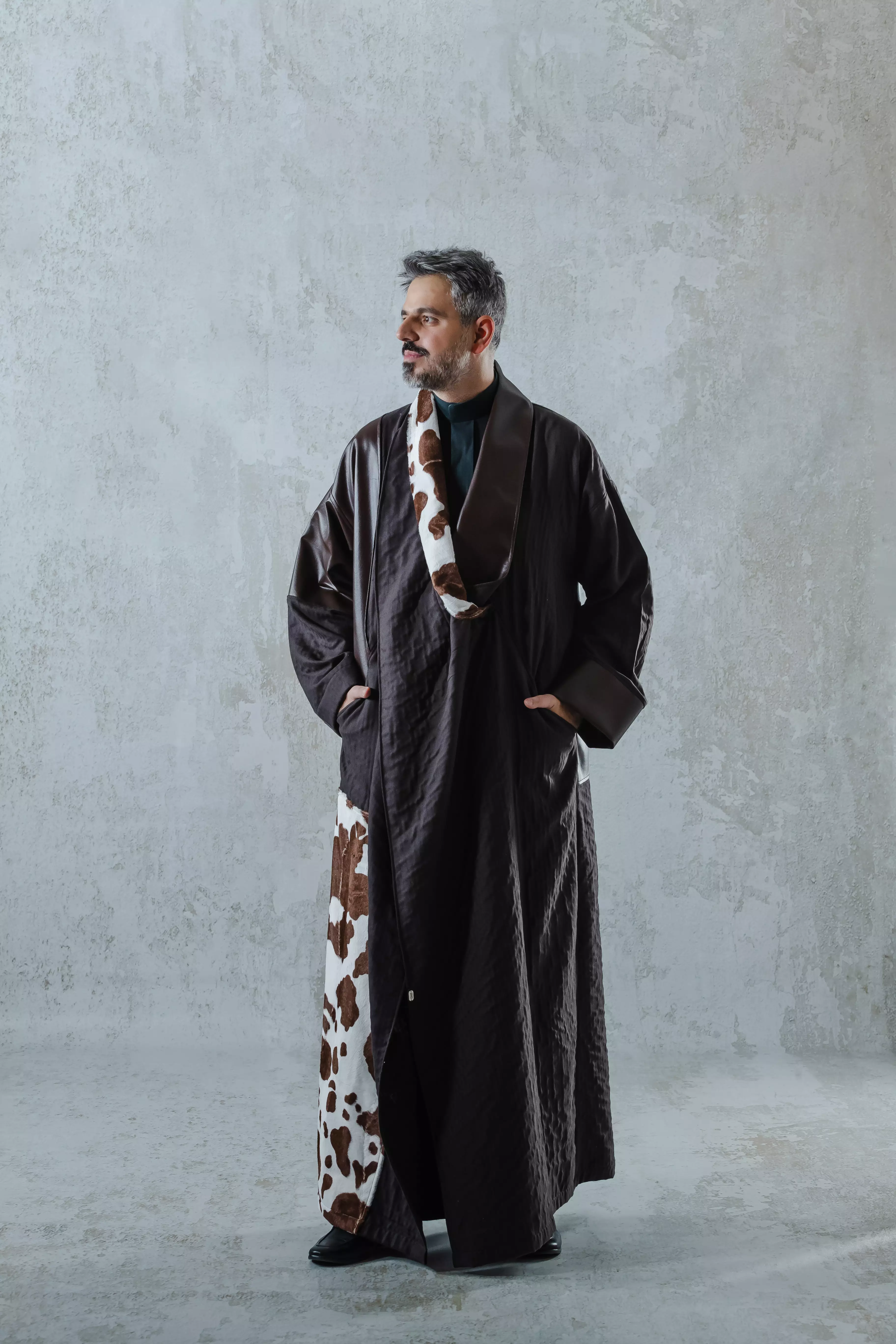 Men's Wool Poncho